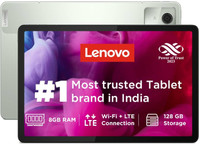 Lenovo Tab M11 LTE 8 GB RAM 128 GB ROM 11.0 inch with 4G Tablet (Seafoam Green)