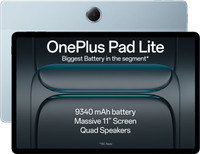 OnePlus Pad Lite 6 GB RAM 128 GB ROM 11.0 inch with Wi-Fi Only Tablet (Aero Blue)