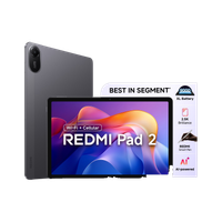 REDMI Pad 2 6 GB RAM 128 GB ROM 11.0 inch with Wi-Fi+4G Gaming MediaTek Helio G100-Ultra processor Tablet (Graphite Grey)