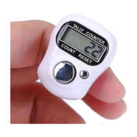ARTI CORPORATION Finger Counter for Pooja Meditation Finger Ring Digital Electronic, Mantra Jaap Digital Tally Counter(White Pack of 1 Buyer Will Receive Any Colour Tasbeeh On Order (NO FIX COLOUR WILL COME))