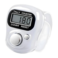 DEGNO Counter name jaap chanting counter machine name jap counter finger counter Digital Tally Counter(White Pack of 1)
