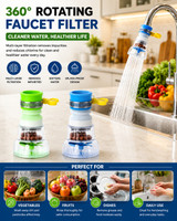 DEAGAN NIVAN Tap water Filter Kitchen tap filter cap (P-2) Tap Mount Water Filter