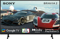 SONY Bravia 2 138.8 cm (55 inch) Ultra HD (4K) LED Smart Google TV 2024 Edition with Feature for PlayStation 5(K-55S25B)