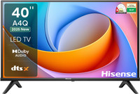 Hisense 40A4Q 100 cm (40 inch) Full HD LED Smart VIDAA TV 2025 Edition with Dolby Audio| DTS X| Noise Reduction(40A4Q)