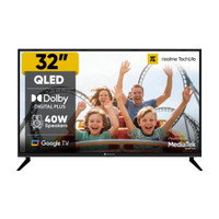 realme TechLife 80 cm (32 inch) QLED HD Ready Smart Google TV(32HDGQRGHMQ)