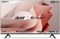 Acer Advanced I Series 139 cm (55 inch) Ultra HD (4K) LED Smart Google TV 2023 Edition with Dolby Vision-Atmos, 36W Sound Output(AR55GR2851UDFL)