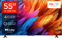 TCL V6B 139 cm (55 inch) Ultra HD (4K) LED Smart Google TV with 24W Dolby Audio and Metallic Bezel-Less(55V6B)