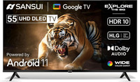 Sansui 140 cm (55 inch) Ultra HD (4K) LED Smart Google TV with A+ Grade IPS Panel Dolby Audio & Film Maker Mode(JSW55UG23)