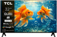 TCL TCL 81.2 cm (32 inch) QLED HD Ready Smart Google TV with 100% Color Volume Plus 16W Dolby Audio | Google Assitant | Chromecast built-in(32S4K)