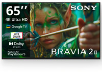 SONY BRAVIA 2 II 163.9 cm (65 inch) Ultra HD (4K) LED Smart Google TV 2025 Edition(K-65S25M2)