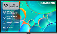 Samsung 80 cm (32 inch) HD Ready LED Smart Tizen TV with Voice Assistance Remote Control | 100+ Free Channels | HDR 10+ Support | PurColor | Samsung Knox Security | Digital Tuner | Object Tracking Sound Lite | Adaptive Sound | Q-Symphony(UA32H4500FUXXL)