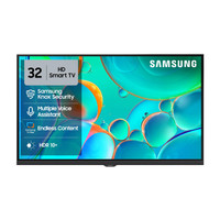 Samsung 80 cm (32 inch) HD Ready LED Smart Tizen TV with Voice Assistance Remote Control | 100+ Free Channels | HDR 10+ Support | PurColor | Samsung Knox Security | Digital Tuner | Object Tracking Sound Lite | Adaptive Sound | Q-Symphony(UA32H4500FUXXL)
