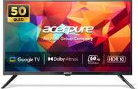 acerpure by Acer Elevate Tv 126 cm (50 inch) QLED Ultra HD (4K) Smart Google TV with Bezel-Less | Gogle OS | VRR | ALLM | Doby ATMOS(AP50UG51QEVTD)