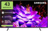 Samsung Vision AI 108 cm (43 inch) QLED Ultra HD (4K) Smart One UI Tizen TV 2025 Edition with 100% Color Volume with�Quantum Dot | Real QLED with Quantum Dot Sheet | Quantum HDR | PANTONE Validated | 4K Upscaling | Samsung Knox Security | 100+ Free Channels(QA43QEF1AULXL)