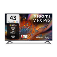 XIAOMI FX Pro 108 cm (43 inch) QLED Ultra HD (4K) Smart Fire TV with Alexa built-in | HDR 10+ | 32 GB Storage | 30W Dolby Audio | Premium Metal Bezel-less Design | Film-maker Mode | Mi TV(L43MB-FPIN)