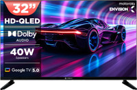 MOTOROLA 80 cm (32 inch) QLED HD Ready Smart Google TV 2025 Edition(32HDGQMDDAQ)