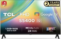TCL 80.04 cm (32 inch) Full HD LED Smart Google TV 2022 Edition with Google Assistant(32S5400)