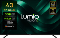 Lumio Vision 7 109 cm (43 inch) QLED Ultra HD (4K) Smart Google TV with 4K HDR Dolby Vision + Atmos Over 100% Colour India&rsquo;s Fastest Smart TV* with 3GB RAM(FTW1-ADSG) Flipkart Deal