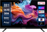 Thomson Alpha QLED 80 cm (32 inch) QLED HD Ready Smart Linux TV 2025 Edition with 36W Sound Output | Web Browser | Sports Mode | Bezel - Less Design (32AlphaQ019n(32AlphaQ019)