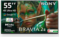SONY 2 138.8 cm (55 inch) Ultra HD (4K) LED Smart Google TV 2025 Edition(K-55S25M2)