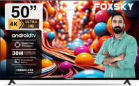Foxsky 127 cm (50 inch) Ultra HD (4K) LED Smart Android TV(50FS-VS)