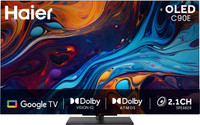 Haier C90 138 cm (55 inch) OLED Ultra HD (4K) Smart Google TV 2025 Edition with Dolby Vision IQ |2.1 Ch 50W Speaker with Subwoofer | Dolby Atmos | Solar Remote(H55C90EUX)