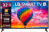 LG 80 cm (32 inch) HD Ready LED Smart WebOS TV with Alpha5 Gen5 AI Processor | Magic Remote(32LQ576BPSA)