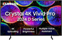 Samsung Vivid Pro 189 cm (75 inch) Ultra HD (4K) LED Smart Tizen TV(UA75DUE77AKXXL)