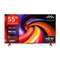 iFFALCON U65 138 cm (55 inch) Ultra HD (4K) LED Smart Google TV with MEMC | Dolby Vision-Atmos | HVA Panel & Metallic Bezel-Less(55U65)