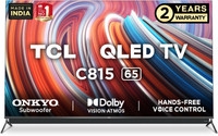 TCL C815 Series 164 cm (65 inch) QLED Ultra HD (4K) Smart Android TV With Integrated 2.1 Onkyo Soundbar(65C815)