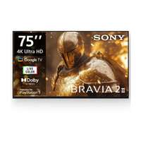 SONY BRAVIA 2 II 189.3 cm (75 inch) Ultra HD (4K) LED Smart Google TV(K-75S25BM2)