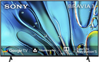 SONY BRAVIA 3 214.8 cm (85 inch) Ultra HD (4K) LED Smart Google TV with Advanced AI Processor X1 HDR, Sony Picture Core, Dolby Vision Atmos(K-85S30)