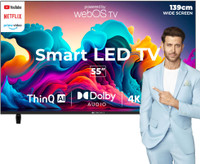 ZEBRONICS 138 cm (55 inch) Ultra HD (4K) LED Smart WebOS TV 2023 Edition(Zeb-55W2)