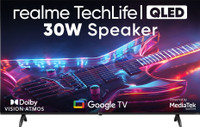 realme TechLife CineSonic Q 127 cm (50 inch) QLED Ultra HD (4K) Smart Google TV(50UHDGQRWSGQ)