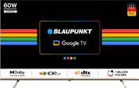 Blaupunkt CyberSound G2 Series 164 cm (65 inch) Ultra HD (4K) LED Smart Google TV with Dolby Atmos & 60 W Sound Output(65CSGT7024)