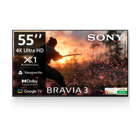 SONY Bravia 3 138.8 cm (55 inch) Ultra HD (4K) LED Smart Google TV with Dolby Vision| Dolby Atmos | Feature for Playstation 5(K-55S30B)