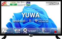 Yuwa Y-SNW 80 cm (32 inch) HD Ready LED Smart Android Based TV with Voice Assistant | 5000+ Apps & Games and 20+ Content Partners(Y-32 Smart)