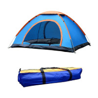 NMS TRADERS Polyester Picnic Hiking Camping Portable Dome Tent with bag for 2 person Tent Tent - For 2 Persons(Multicolor)