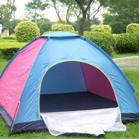 MAITRI ENTERPRISE 6 Person Family Camping Tent Large-Easy Set up Waterproof Portable Plastic Tent - For 6 Persons(Multicolor)