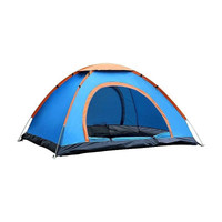 Vasoya Enterprise ADVENTURE HIKING FAMILY TRAVEL For 4 Person Tent - For 4 Person(Blue, Orange)
