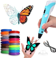 MY BABY LOVE A PERFECT CARE Combo set of 3D Pen, LCD Display with 10 Different-Colors 3D Printer Pen