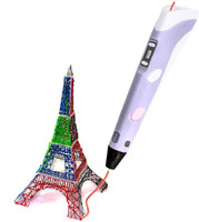 beauty bhoria 3D Pen - Purple = Smart & Intelligent Drawing. 3D Printer Pen