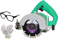 Digital Craft High Power Multi-function Electric Marble Tile Brick & Wood Cutter Saw 1450W 125mm Handheld Tile Cutter(1450 W)