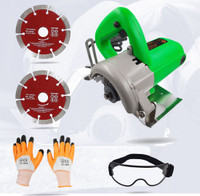 Hillgrove HGCM77M1 Cutting Machine Saw for Tile/Marbel with Tile Cutting Wheels, Gloves Marble Cutter(1050 W)