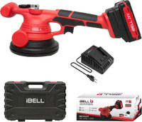 iBELL CT 20-60 20V, Cordless Tile Vibrator with 2AH Battery and Charger +BMC BOX Handheld Tile Cutter(65 W)