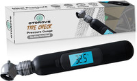 carfrill Digital Tire Pressure Gauge Digital Tyre Air Pressure monitoring Gauge, LCD Display, Zinc Alloy Head(150 PSI)