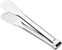 PuthaK Cooking Flat Tong Clip Stainless Steel Kitchen Tongs Food Tongs Buffet BBQ Tongs Cooking Flat Tong Clip Stainless Steel Kitchen Tongs Food Tongs Buffet BBQ Tongs 23 cm Roasting, Serving Tongs(Pack of 1)