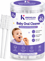 KRIOVELLEA Plastic Tongue Cleaner(Pack of 40)