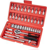 Yugam 46 Pcs Premium Hand Tool Set for Home, Garage & Professional Repair Use Vehicle Tool Kit