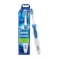Oral-B Cross Action Battery Powered Cross Action Soft Battery, 90 Day Battery Life, Electric Toothbrush(White)
